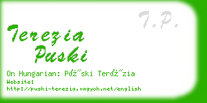 terezia puski business card